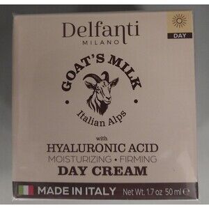 Delfanti Milano Goat's Milk Hyaluronic Acid Day Cream 1.7oz Italian Alps